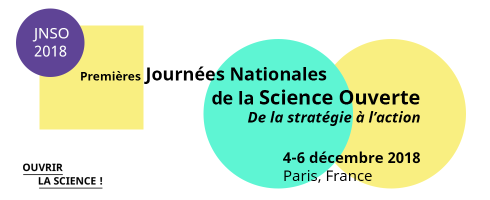 illustration Journées nationales de la science ouverte – JNSO 2018