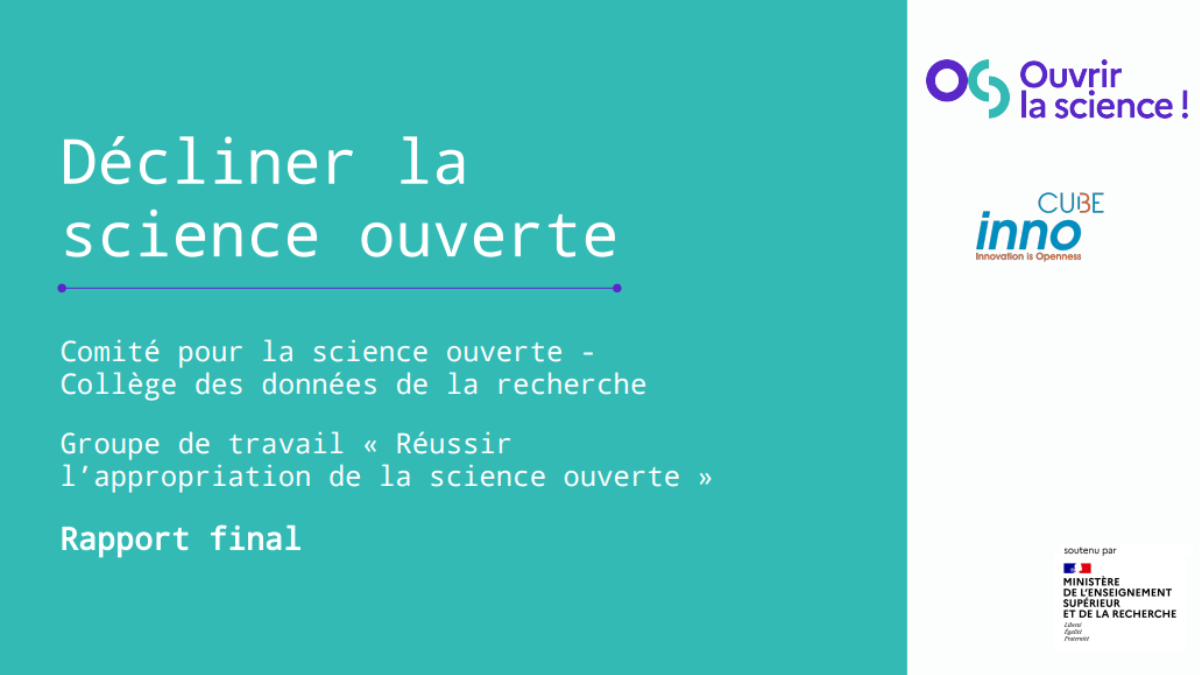 illustration Décliner la science ouverte