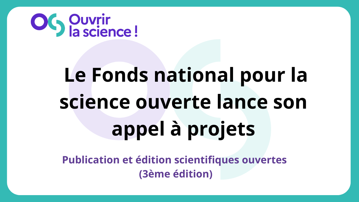 illustration Le Fonds national pour la science ouverte lance son appel à projets sur la publication et l’édition scientifiques ouvertes