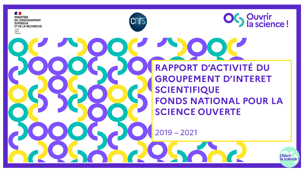 illustration Publication du rapport d’activité du Fonds national pour la science ouverte