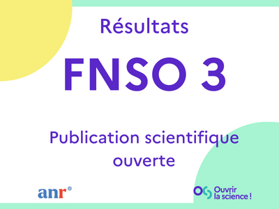 illustration Résultats du troisième appel à projets du Fonds national pour la science ouverte en faveur de la publication scientifique ouverte