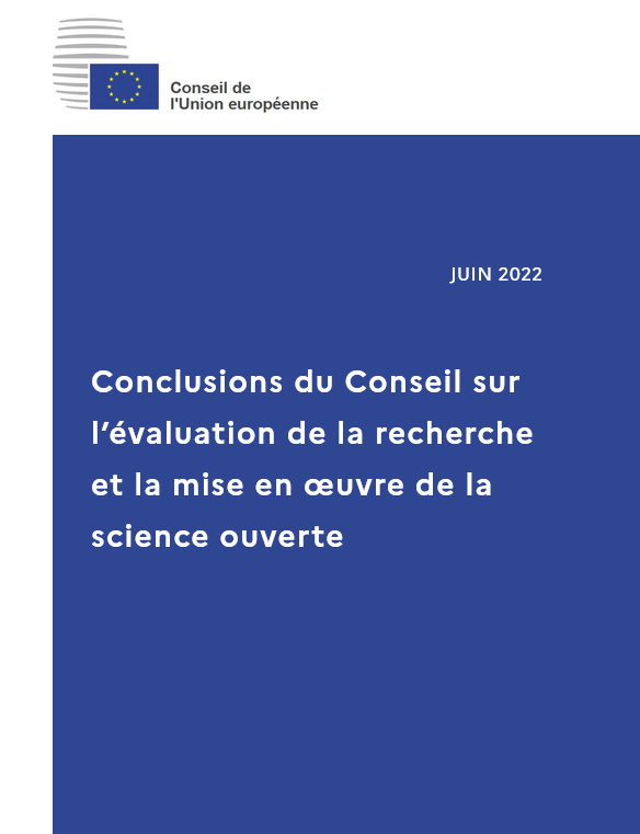Conclusions du Conseil sur l'évaluation de la recherche ...
