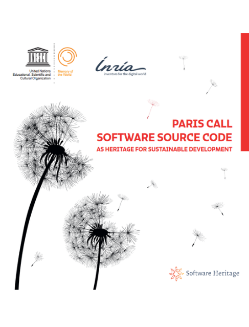 Paris Call: Software Source Code as Heritage
